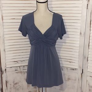 Daisy Fuentes Deep V-Neck Top